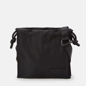 Bolso bombonera mediano nylon Pepe Moll negro