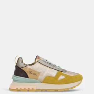 Deportivas Anekke Bloom amarillos y dorados