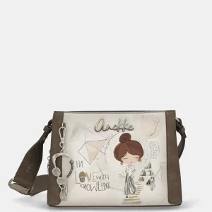 Bandolera 3 compartimentos pequeña Anekke Sophia