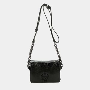 Mini bandolera Camelia negro